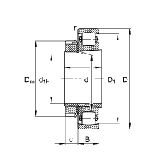 Подшипник 20318-K-MB-C3-H318 FAG