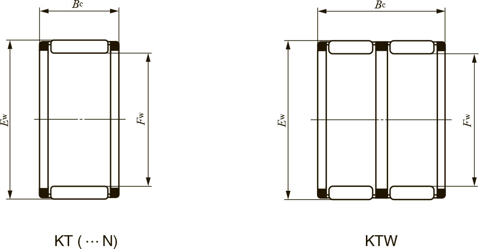 Подшипник KT 455017 IKO